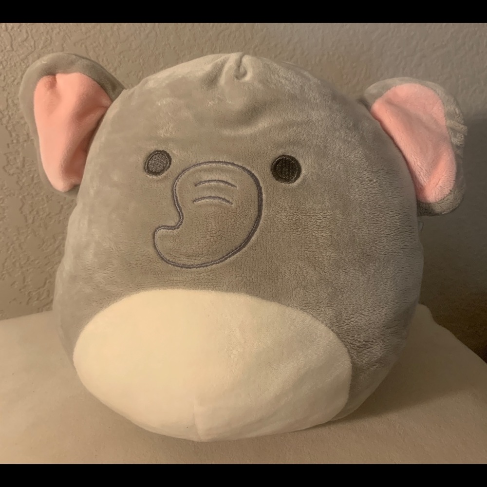 Squishmallow Plush Emma the Elephant 9.5” W/Rattle